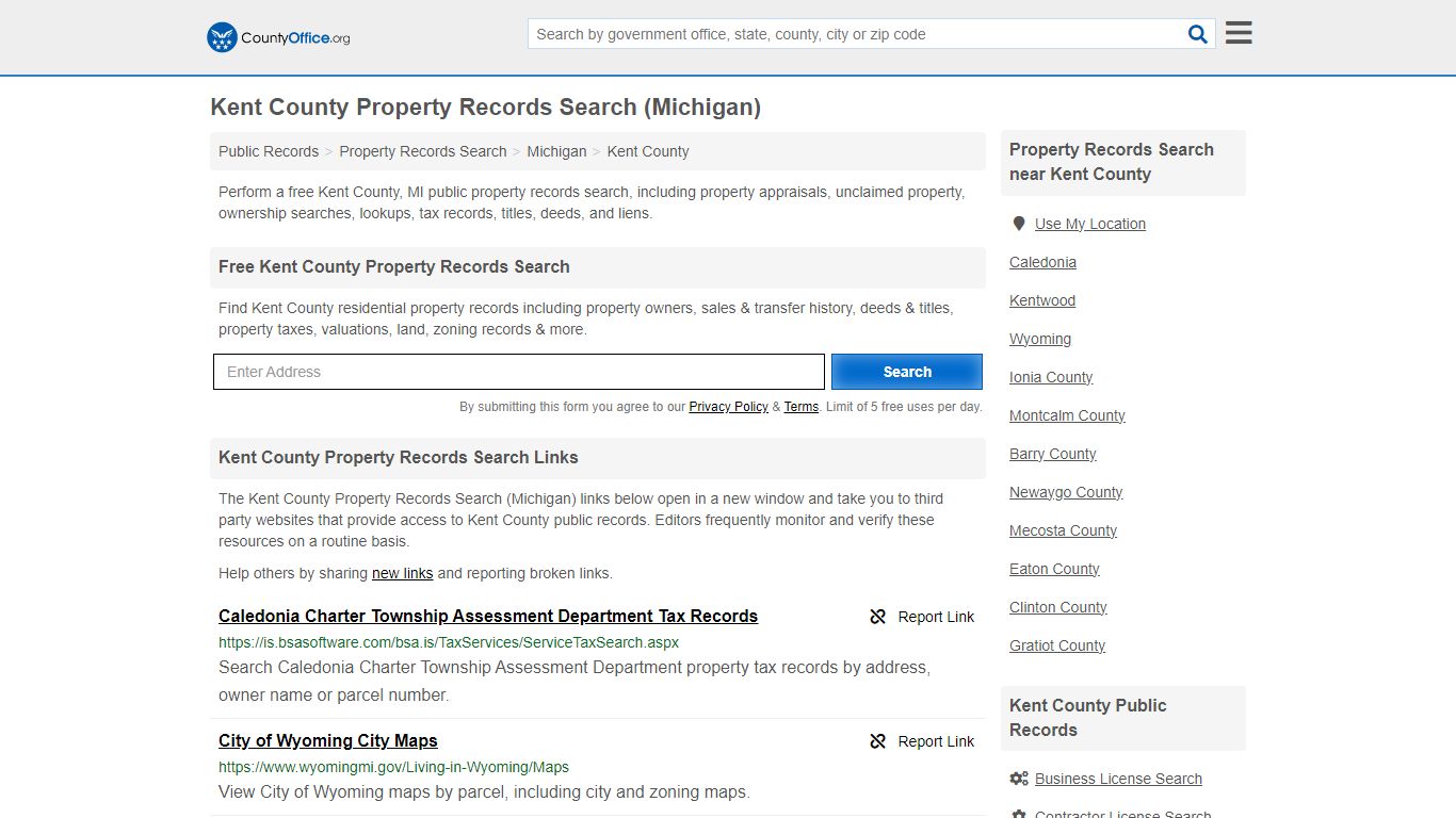 Kent County Property Records Search (Michigan) - County Office